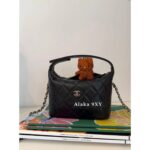 CHANEL   5c New Series/Detachable Chain   Caviar handle logo lunch box bag with multiple back methodsself retention - Image 3