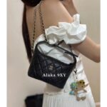 CHANEL   5c New Series/Detachable Chain   Caviar handle logo lunch box bag with multiple back methodsself retention - Image 12