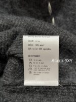 MIUMIU Super Sweet Self kept 24 Autumn/Winter New Collection Fake Two Piece Grid Splicing Wool Knitted Cardigan Top - Image 7