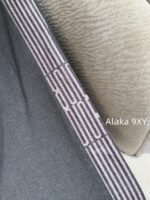DIOR D  2024 Autumn/Winter New CollectionHeavy Industry Three Dimensional Cutting High Waist Design Double Sided Striped Suit Pants/Wide Leg Pants - Image 6