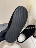 Balenciaga Super ComfortableRetained  24 Autumn/Winter New Collection BB Printed Letter Logo Imported Australian Wool Slippers. - Image 22