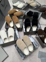 Balenciaga Super ComfortableRetained  24 Autumn/Winter New Collection BB Printed Letter Logo Imported Australian Wool Slippers. - Image 24