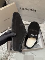 Balenciaga Super ComfortableRetained  24 Autumn/Winter New Collection BB Printed Letter Logo Imported Australian Wool Slippers. - Image 26