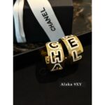 CHANEL  24n New Series Heavy Metal/Diamond/Enamel Bow Necklace Bracelet Knitted Waist Chain Earrings Brooch Full Series Metal Bracelet - Image 3