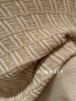 Fendi PremiumBaby Blue Color Match  2024 Early Autumn New Relief Jacquard FF Letter Logo Knitted Cardigan for Women. - Image 24