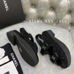 Chanel's own collection.  2024SS Summer New Collection  Thick Bottom Height Increasing Velcro Sandals for Women. - Image 4