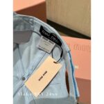 miumiu  Zhang Yuanying's 24ss summer new classic embroidered letter logo baseball cap for women  an unbeatable hat shape and a great face enhancing gadget. Available in multiple colors - Image 3