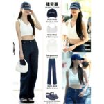 miumiu  Zhang Yuanying's 24ss summer new classic embroidered letter logo baseball cap for women  an unbeatable hat shape and a great face enhancing gadget. Available in multiple colors - Image 7