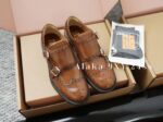 miumiu  British retro style  handcrafted classic and timeless Brock carved imported Oxford leather sneakers.