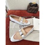HERMES  H buckle with bangs  The 2024 summer new series handmade car line genuine leather imported goat skin metal loafers are here. - Image 3