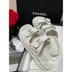 Chanel 24s Spring/Summer New Beach Velcro Slippers. - Image 11