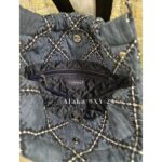 Chanel   24p Pack King is ComingHeavy Industry Imported Original Chang Enzyme Washed Cowboy Danning Ling Grid Mini Bag - Image 11