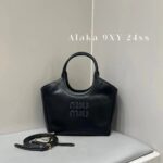 miumiu  ivy Series limited edition tote bag shopping bagRetro Maillard color scheme. A large calf leather fabric with an overwhelming sense of relaxation - Image 4