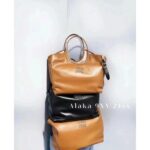 miumiu  ivy Series limited edition tote bag shopping bagRetro Maillard color scheme. A large calf leather fabric with an overwhelming sense of relaxation - Image 14