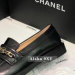 Chanel  24A Beauty Responsibility Love Camellia Badge Le Fu ShoesBritish style leather shoes with a girlish feel, versatile and versatile. Original factory leather - Image 8