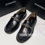Chanel  24A Beauty Responsibility Love Camellia Badge Le Fu ShoesBritish style leather shoes with a girlish feel, versatile and versatile. Original factory leather - Image 15