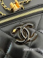 Chanel is super beautiful  unpopular yet not surprising  24A Summer New Series Color Enamel Adjustable Buckle Chain  Small box bag/small waste bag square - Image 9