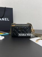 Chanel is super beautiful  unpopular yet not surprising  24A Summer New Series Color Enamel Adjustable Buckle Chain  Small box bag/small waste bag square - Image 13