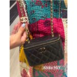 Chanel is super beautiful  unpopular yet not surprising  24A Summer New Series Color Enamel Adjustable Buckle Chain  Small box bag/small waste bag square - Image 14