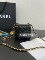 Chanel is super beautiful  unpopular yet not surprising  24A Summer New Series Color Enamel Adjustable Buckle Chain  Small box bag/small waste bag square - Image 17