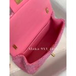 Chanel   24ss Limited Edition Pearl Chain  Bold plaid metal CF is hereVarious carrying methods for both handheld and crossbody - Image 13