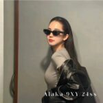 GM x MM6   Same style as Xu Guanghan   Handsome cat eye sunglasses   Sunglasses for sun protection and UV protection - Image 16