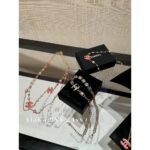 Chanel  24ss fashion show Jennie's same heart trick accessory pearl necklace/sweater chain/waist chain/full of luxuryminimalist diamond grid patterned metal ingots/minimalist ingots - Image 6