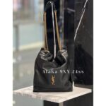 Yves Saint Laurent's own collection. Rose Park Choi Young Same Style24 Latest Pochon Series Sheepskin Metal Letter Shopping Bag/Garbage Bag Coming - Image 8