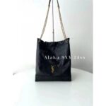 Yves Saint Laurent's own collection. Rose Park Choi Young Same Style24 Latest Pochon Series Sheepskin Metal Letter Shopping Bag/Garbage Bag Coming - Image 13