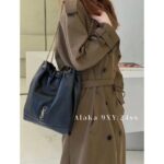 Yves Saint Laurent's own collection. Rose Park Choi Young Same Style24 Latest Pochon Series Sheepskin Metal Letter Shopping Bag/Garbage Bag Coming - Image 16