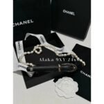 Chanel  Rich Lady's Dressing Tips  Small Accessories23c Heavy duty Pearl Metal Chain. Pearl leather calf leather belt/belt - Image 12
