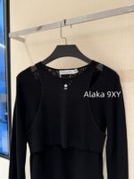 DIOR retained funds   Pure Desire Immortal Qi Fake Two Bottom Shirts "24D  Autumn and winter new collection 100 wool knitted sweater for women. Available in three colors - Image 5