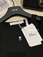 DIOR retained funds   Pure Desire Immortal Qi Fake Two Bottom Shirts "24D  Autumn and winter new collection 100 wool knitted sweater for women. Available in three colors - Image 11