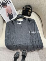 DIOR retained funds   Pure Desire Immortal Qi Fake Two Bottom Shirts "24D  Autumn and winter new collection 100 wool knitted sweater for women. Available in three colors - Image 15