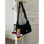 CHANEL   2024N Coco neige Ski Series/Heavy Industry Silk Velvet Nylon Crossbody Hobo Shopping Bag/Leisure Bag Jennie Same Style - Image 12