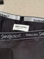 Yves Saint Laurent 2024 Autumn/Winter CollectionY  Seamless and seamless logo letter waistband elastic slimming high waistband leggings - Image 4