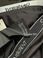 Yves Saint Laurent 2024 Autumn/Winter CollectionY  Seamless and seamless logo letter waistband elastic slimming high waistband leggings - Image 5