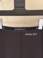 Yves Saint Laurent 2024 Autumn/Winter CollectionY  Seamless and seamless logo letter waistband elastic slimming high waistband leggings - Image 7