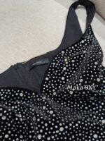 Yves Saint Laurent "Annual Meeting C Dressing" Y  2024 Autumn/Winter New Collection  Socialite banquet, highend heavy worker, full of hot pressed diamond suspenders, long dress, velvet inlaid with diamonds, hip hugging dress - Image 5