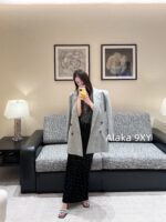 Yves Saint Laurent "Annual Meeting C Dressing" Y  2024 Autumn/Winter New Collection  Socialite banquet, highend heavy worker, full of hot pressed diamond suspenders, long dress, velvet inlaid with diamonds, hip hugging dress - Image 16