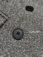 Yves Saint Laurent's sense of luxury  Heavy Industry herringbone pattern imported woolen coat for women 2024 autumn new Korean version slimming and thickening suit collar woolen coat - Image 7