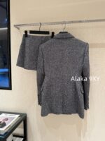 Yves Saint Laurent's sense of luxury  Heavy Industry herringbone pattern imported woolen coat for women 2024 autumn new Korean version slimming and thickening suit collar woolen coat - Image 30