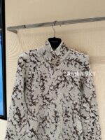 BALMAIN    French retro luxury24autumn/winter new collection elegant jacquard shoulder pad metal decoration B  Knitted dress for women. Slimming and slimming to enhance temperament - Image 13