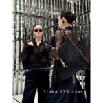 Yves Saint Laurent  24ss show style  a musthave item for Bai Fumei Island vacation  Lafite Grass mesh bag with metal logo shopping bag.