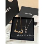 Chanel  24ss fashion show Jennie's same scheming accessory pearl necklace/full of luxurymultilayer chain stacking - Image 3