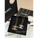 Chanel  24ss fashion show Jennie's same scheming accessory pearl necklace/full of luxurymultilayer chain stacking - Image 4