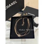 Chanel  24ss fashion show Jennie's same scheming accessory pearl necklace/full of luxurymultilayer chain stacking - Image 6