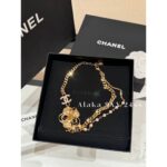 Chanel  24ss fashion show Jennie's same scheming accessory pearl necklace/full of luxurymultilayer chain stacking - Image 8