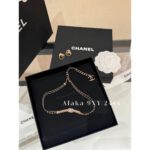 Chanel  24ss fashion show Jennie's same scheming accessory pearl necklace/full of luxurymultilayer chain stacking - Image 10