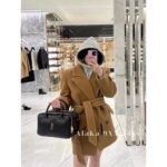 Yves Saint Laurent is a musthave for European and American supermodels traveling ” Liya Retro luggage bag/bowling briefcaseInvincible functionality with full leather calf leather - Image 3